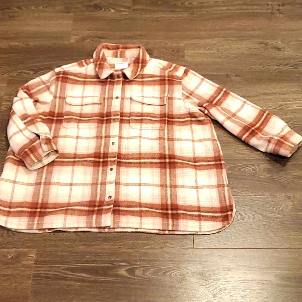 Old Navy Plaid Utility Jacket - Shacket 3XL